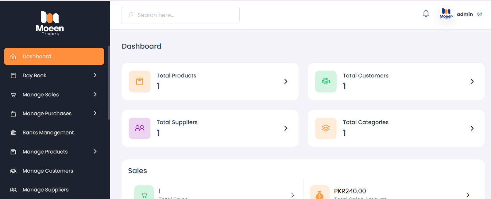 Dashboard Mockup